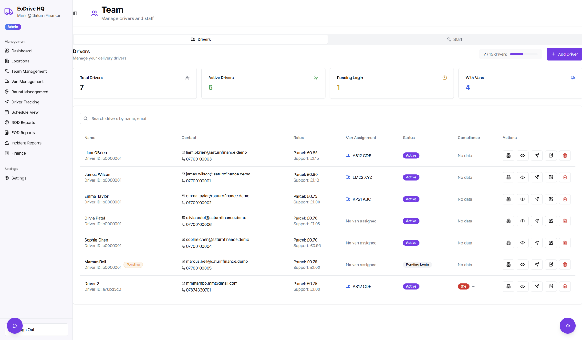 Logistics Management Software | AI Delivery Tracking & Driver ...